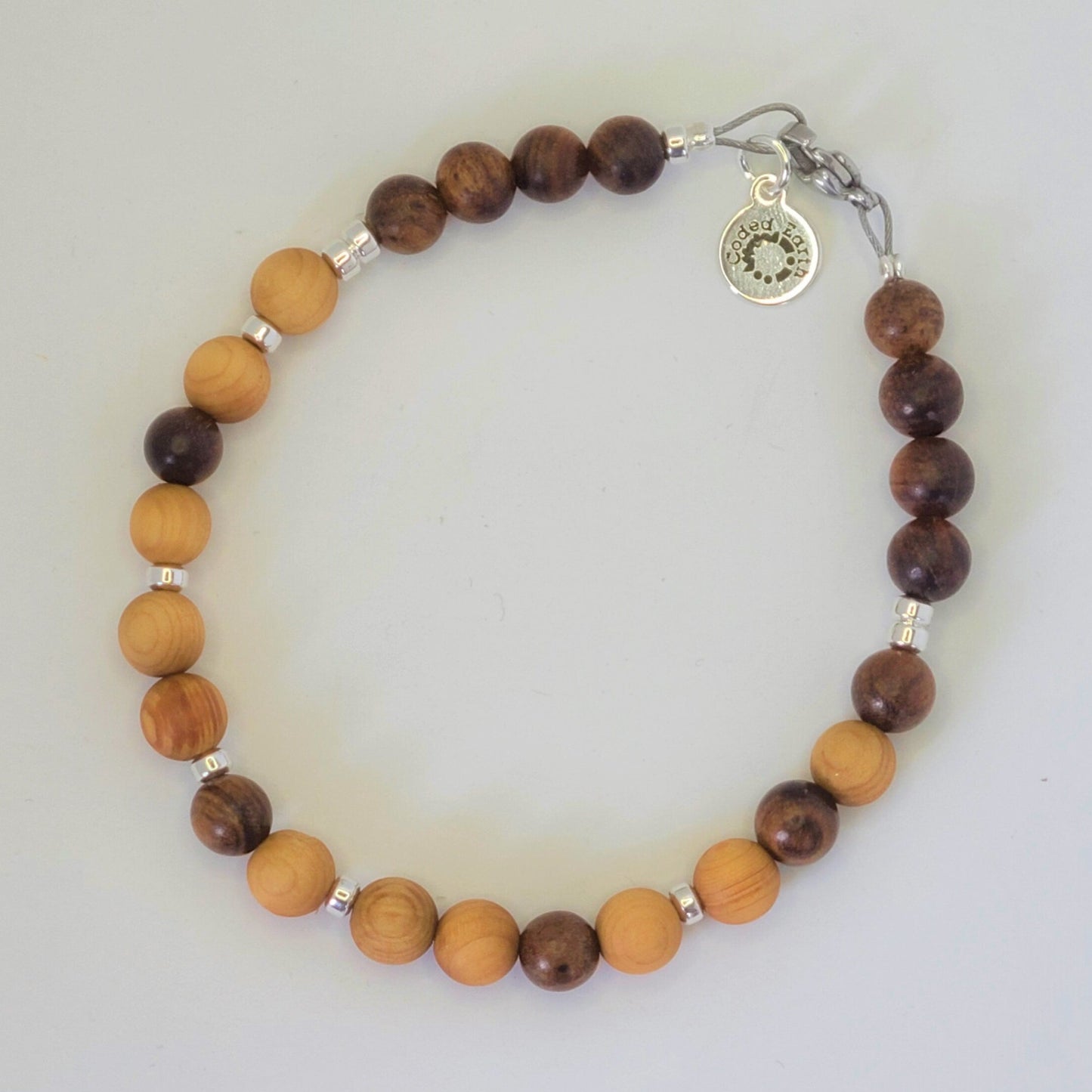 Cedar & Sandalwood Steel Bracelet